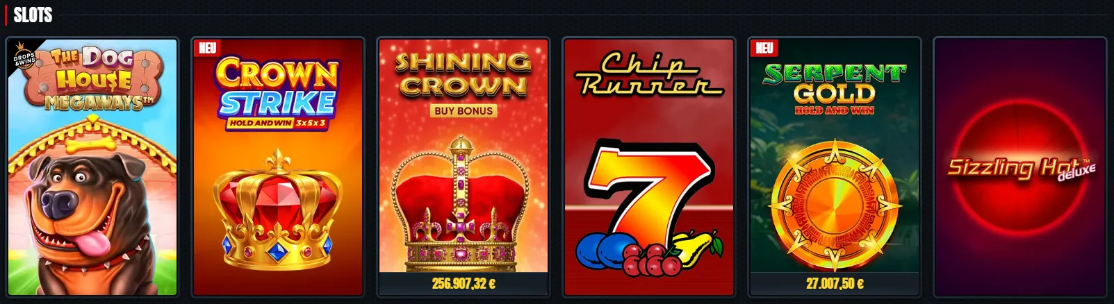 Glorian Casino Slots – große Auswahl an Online Spielautomaten